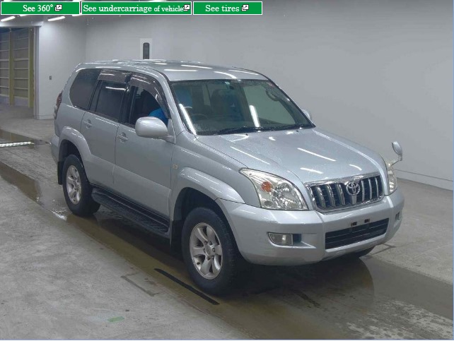 Toyota Prado 4W TX 2003 Silver