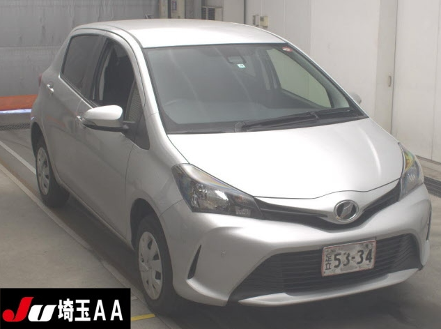 Toyota Vitz Silver 2015