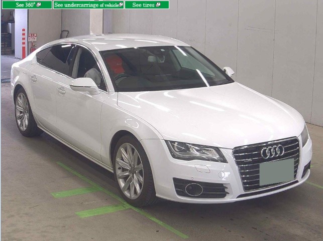 Audi A7 2012 White