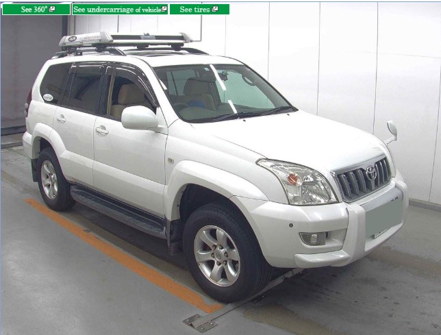 Toyota Land cruiser Prado 2005 White